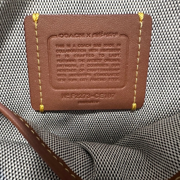 Coach Rogue Slim brief 25 X Mint + Serf - Picture 11 of 11